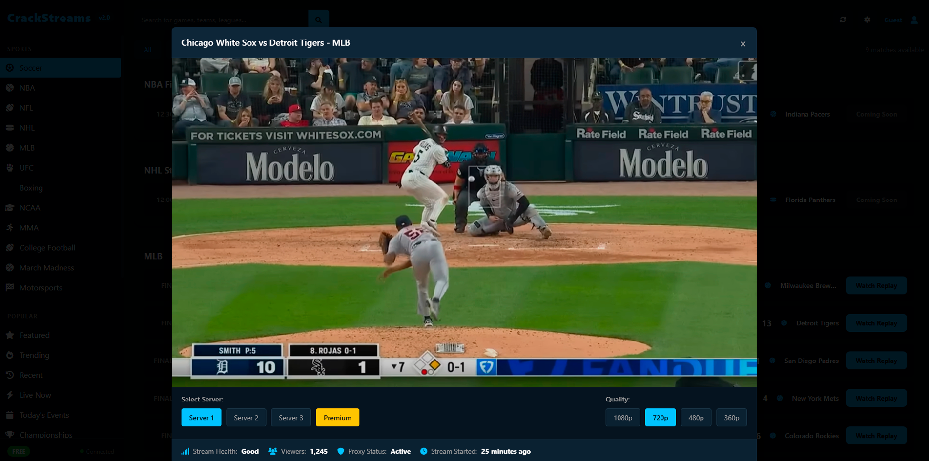 CrackStreams App Screenshot 3